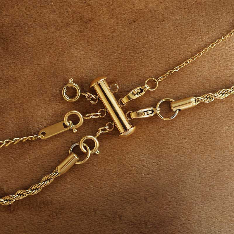 Layered Necklace Separator - 3 Chains