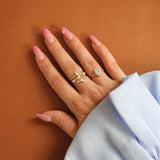 ALLURE OPAL 3PCE RING STACK