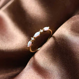 ALLURE OPAL 3PCE RING STACK