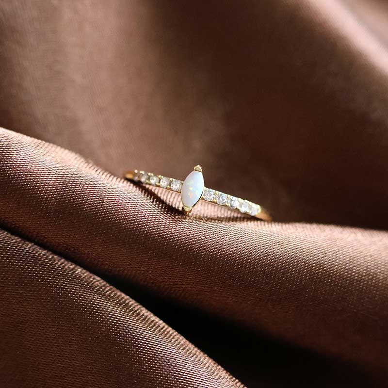 ALLURE OPAL 3PCE RING STACK – Dear Henley