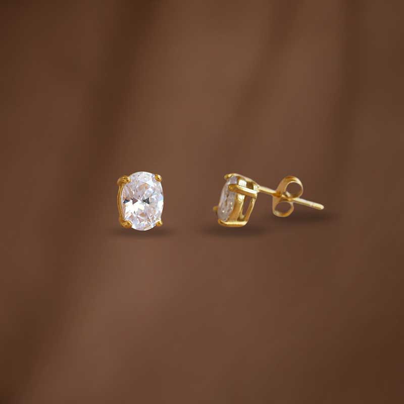 BOWIE EARRINGS - WHITE