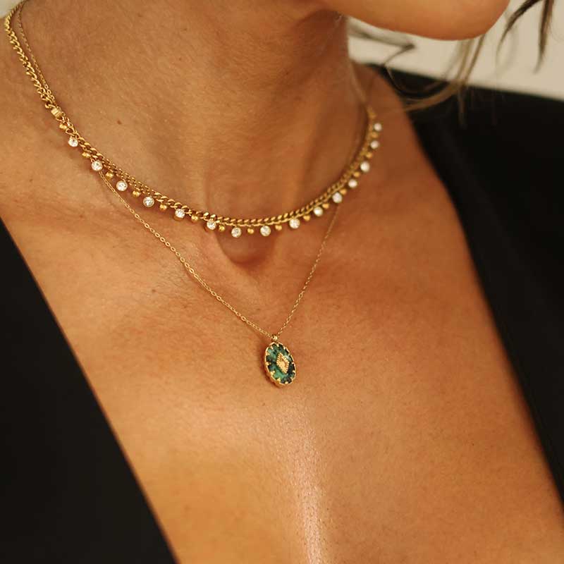 GROUNDING NECKLACE 14K Gold Plated Dear Henley