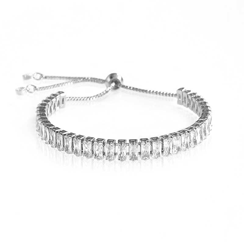 Silver Ethereal Statement Bracelet Bangle Product Portrait Image