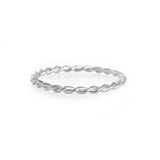 Sterling Silver Resilience Classic Minimal Ring Product Portrait Image