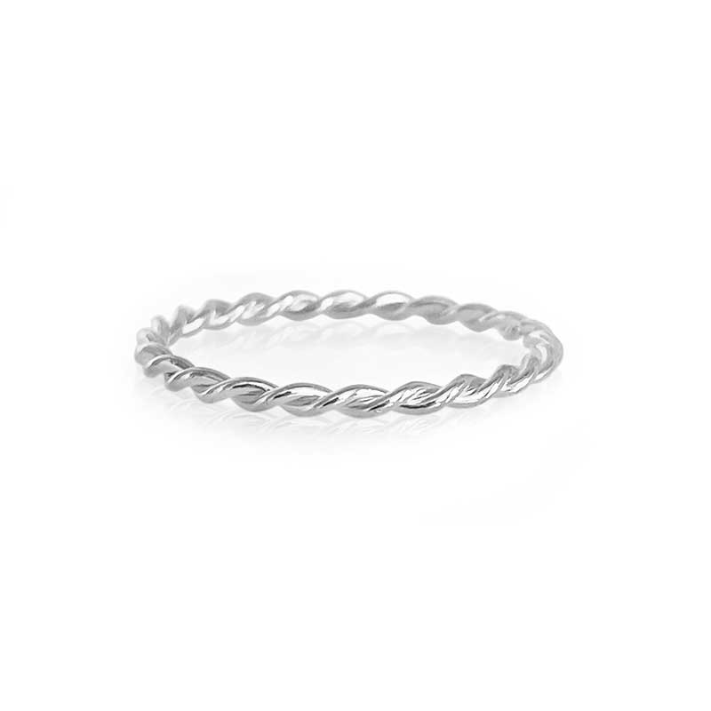 Sterling Silver Resilience Classic Minimal Ring Product Portrait Image